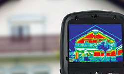 Thermal imaging for home energy audit